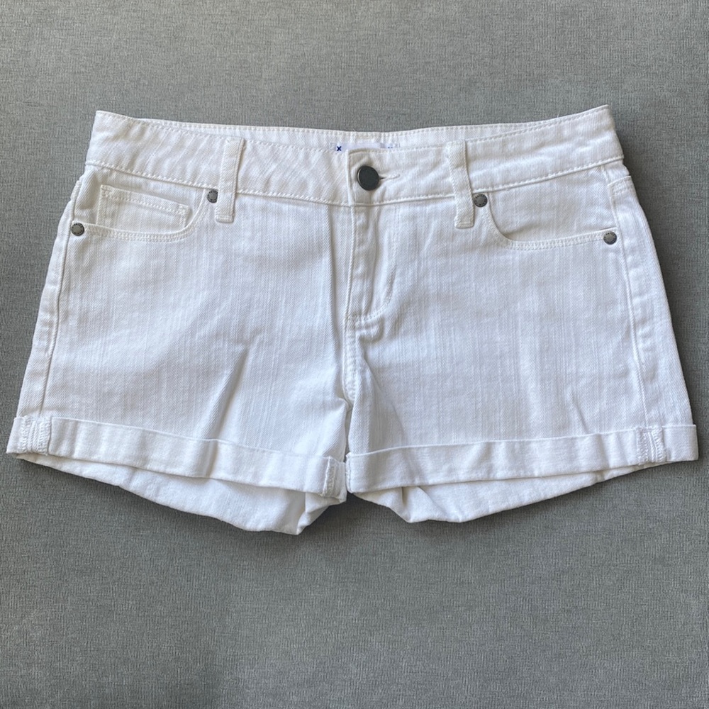 PAIGE White Jean Shorts for Women